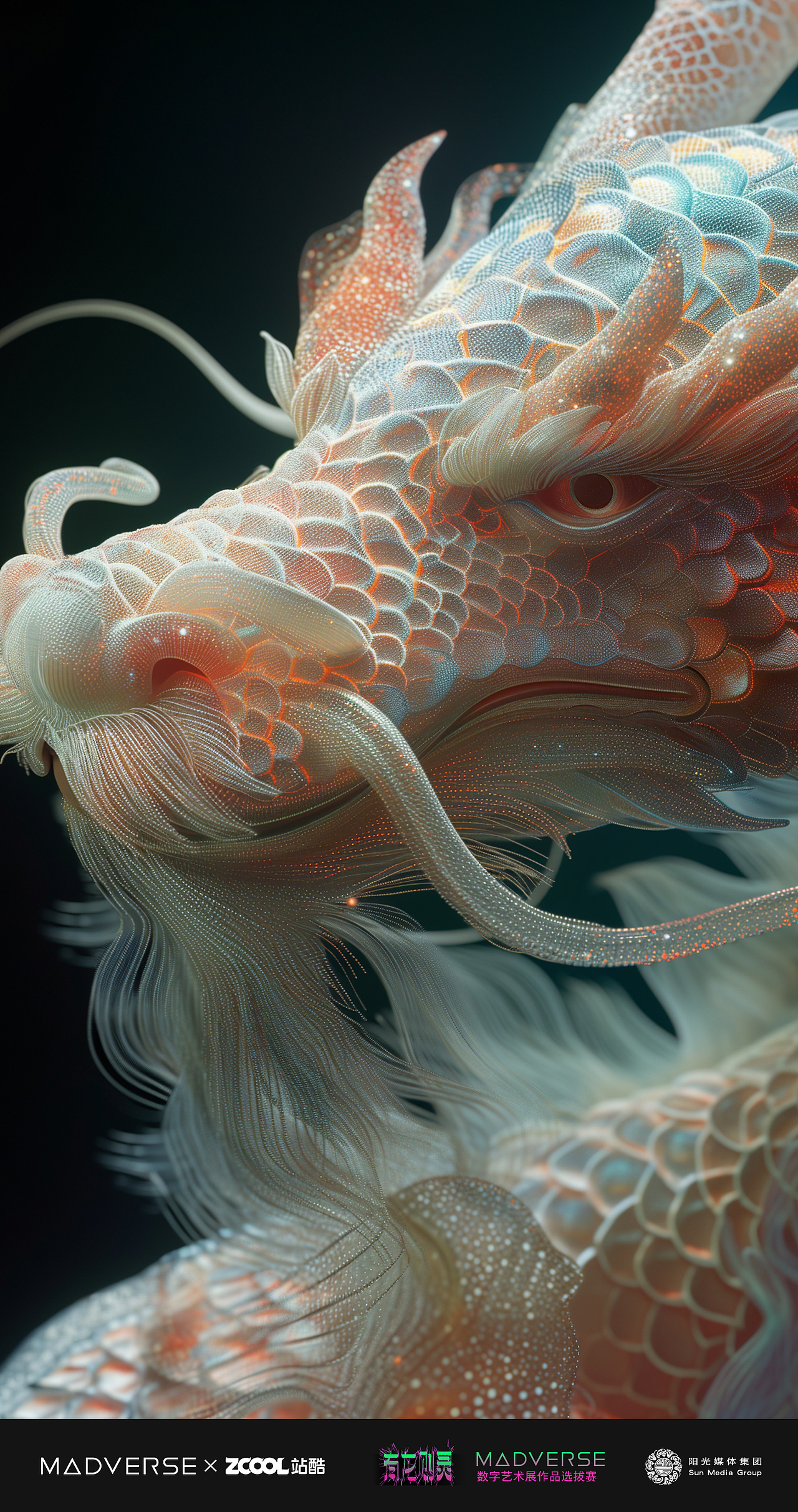 丝绸纤维艺术之中国龙