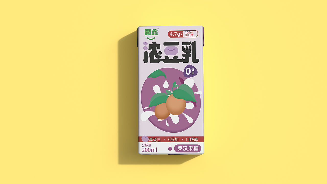 開鑫浓豆乳包装设计（图ZMzUyMTQzNjUy） - 商业插画 - 站酷设计师一块豆甫原创素材 - 站酷ZCOOL