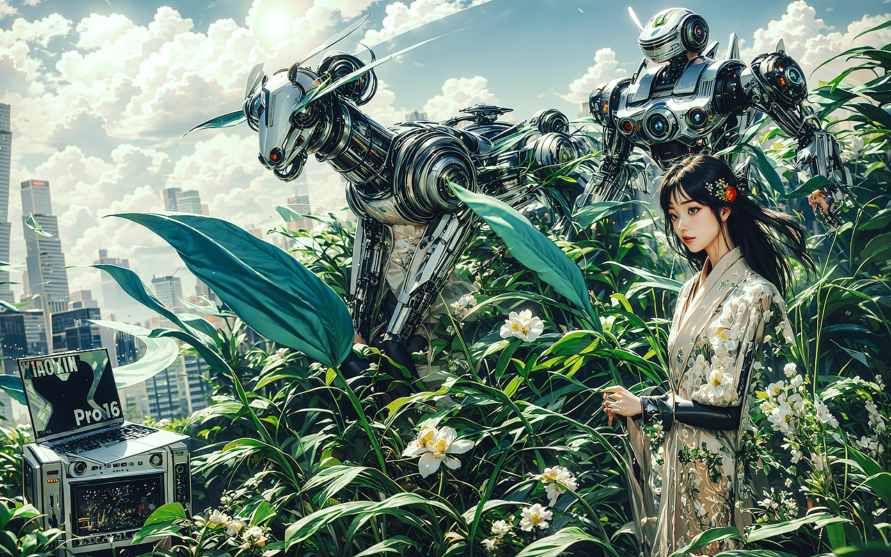 200年后的高效生活：AI带来的全新体验（图ZMzY5NDkyMzU2） - AI作品 - 站酷设计师MalcolmSP原创素材 - 站酷ZCOOL