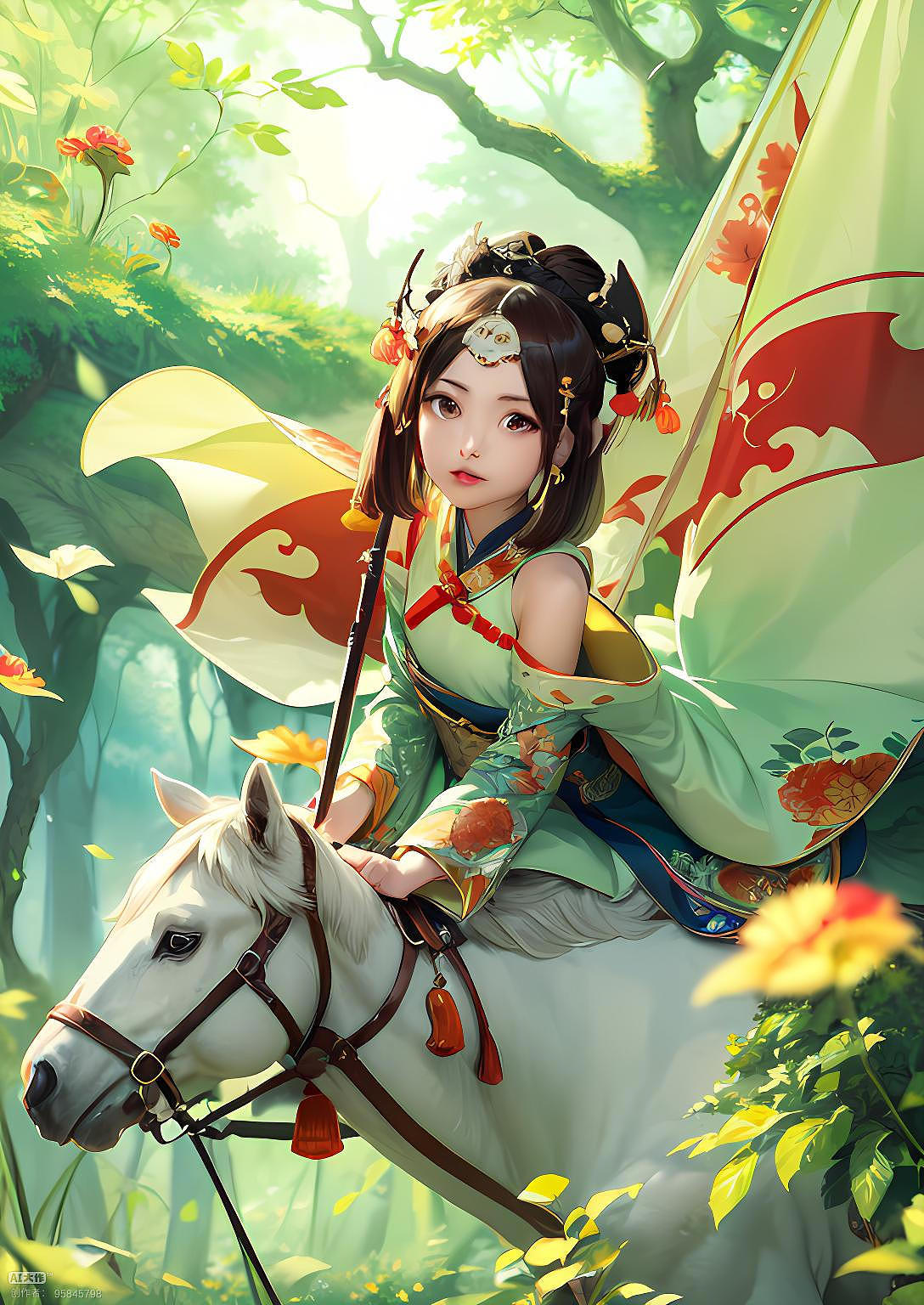 AI生成孙尚香（图ZMzQ3Mzk3ODc2） - 概念设定 - 站酷设计师Ana米原创素材 - 站酷ZCOOL