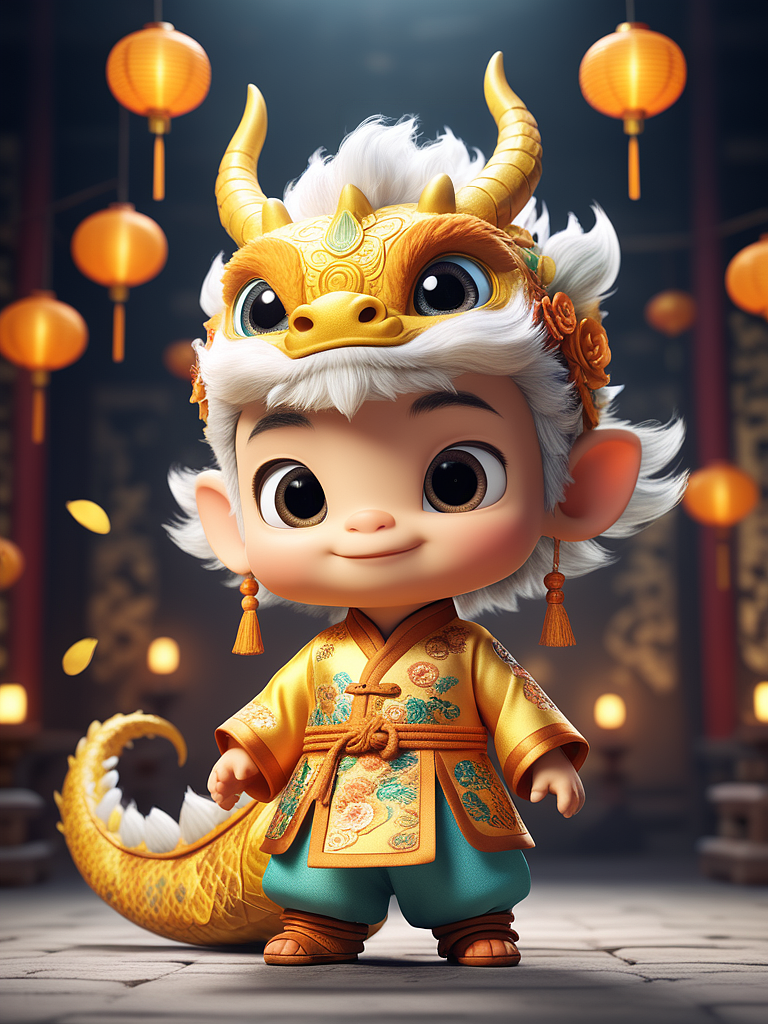 我的龙年AI守护神（图ZMzU5MDkxNjcy） - AI作品 - 站酷设计师Halo1010原创素材 - 站酷ZCOOL