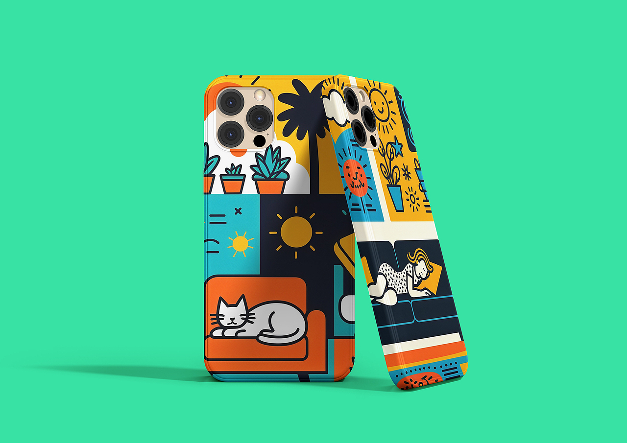 躺平100｜我和猫系列----AICG创作涂鸦（图ZMzY5NTkwOTky） - 艺术插画 - 站酷设计师大家鼠原创素材 - 站酷ZCOOL