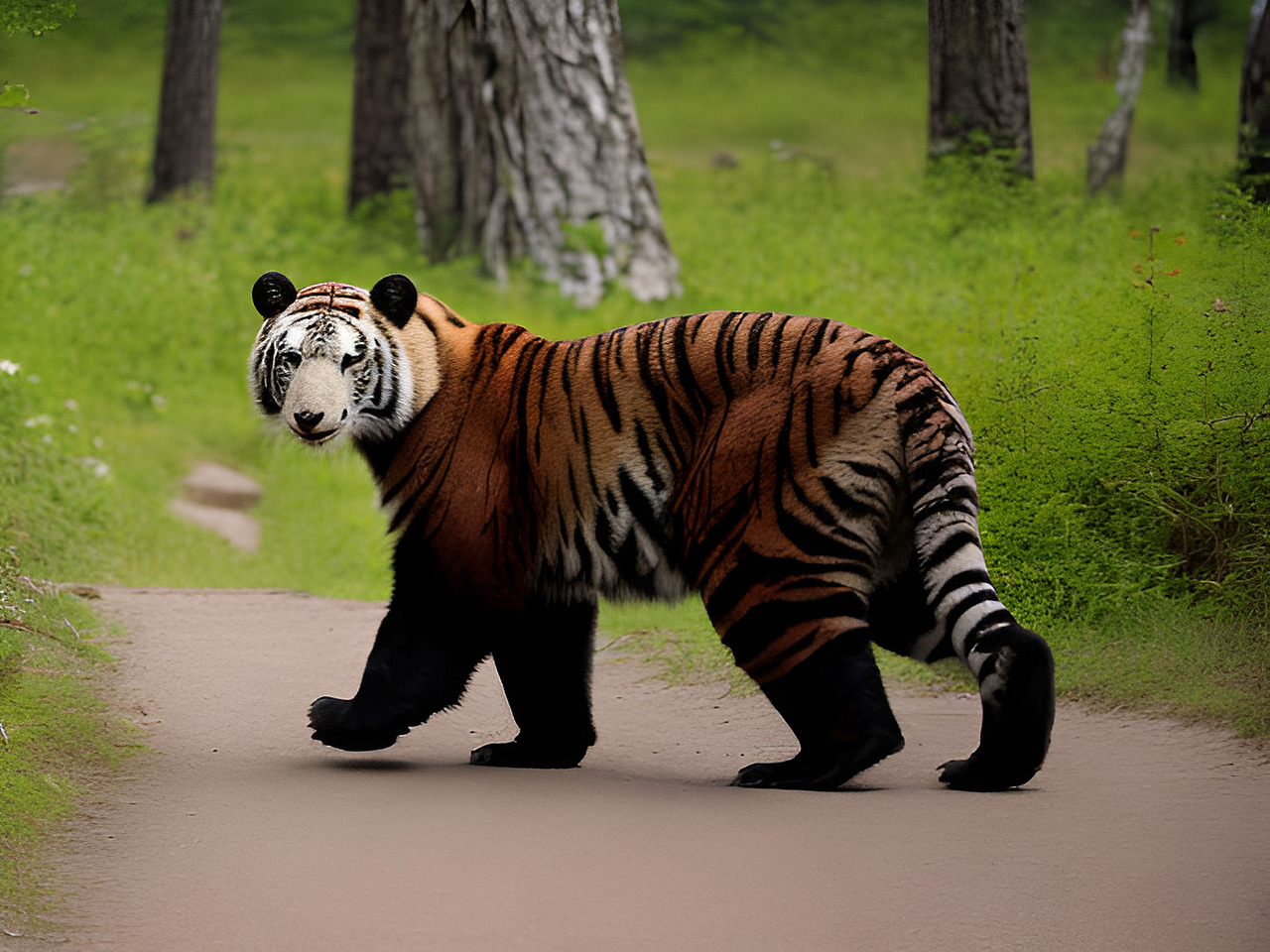 AI 人工智能生成 长白山地方特色 顶流动物园里的动物形象插画与故事分享（图ZMzcwNTUzMjI0） - 海报 - 站酷设计师未来之王原创素材 - 站酷ZCOOL