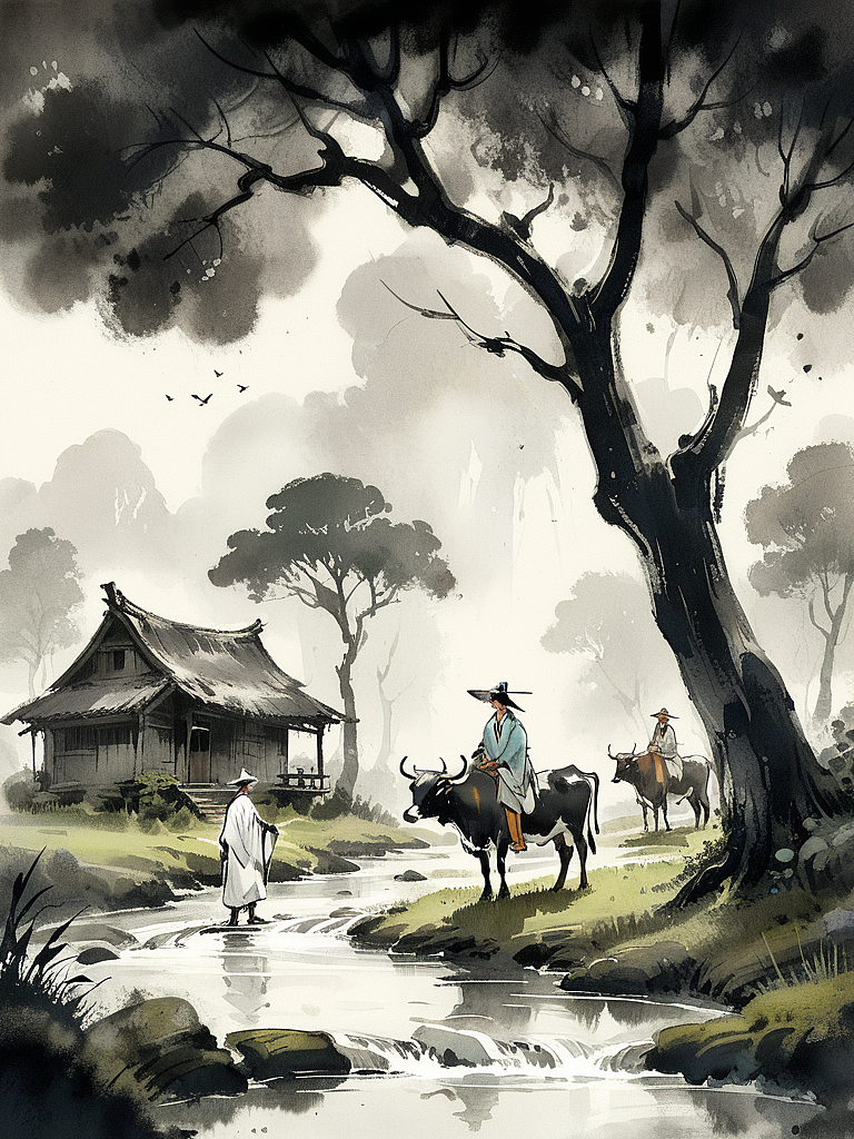 骑牛儿（图ZMzYzNDUxNDE2） - AI作品 - 站酷设计师朱歪歪原创素材 - 站酷ZCOOL