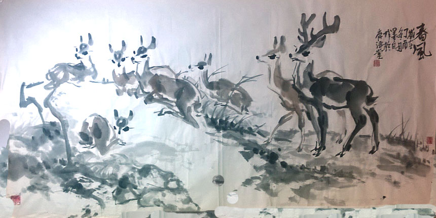 画家张学军的个人主页（背景预览） - 主页背景设置 - 站酷设计师画家张学军原创素材 - 站酷ZCOOL