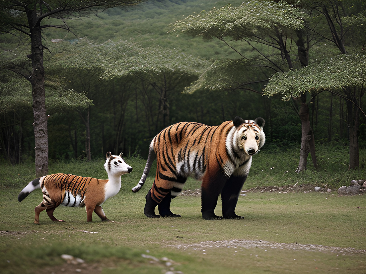 AI 人工智能生成 长白山地方特色 顶流动物园里的动物形象插画与故事分享（图ZMzcwNTUzMzA0） - 海报 - 站酷设计师未来之王原创素材 - 站酷ZCOOL