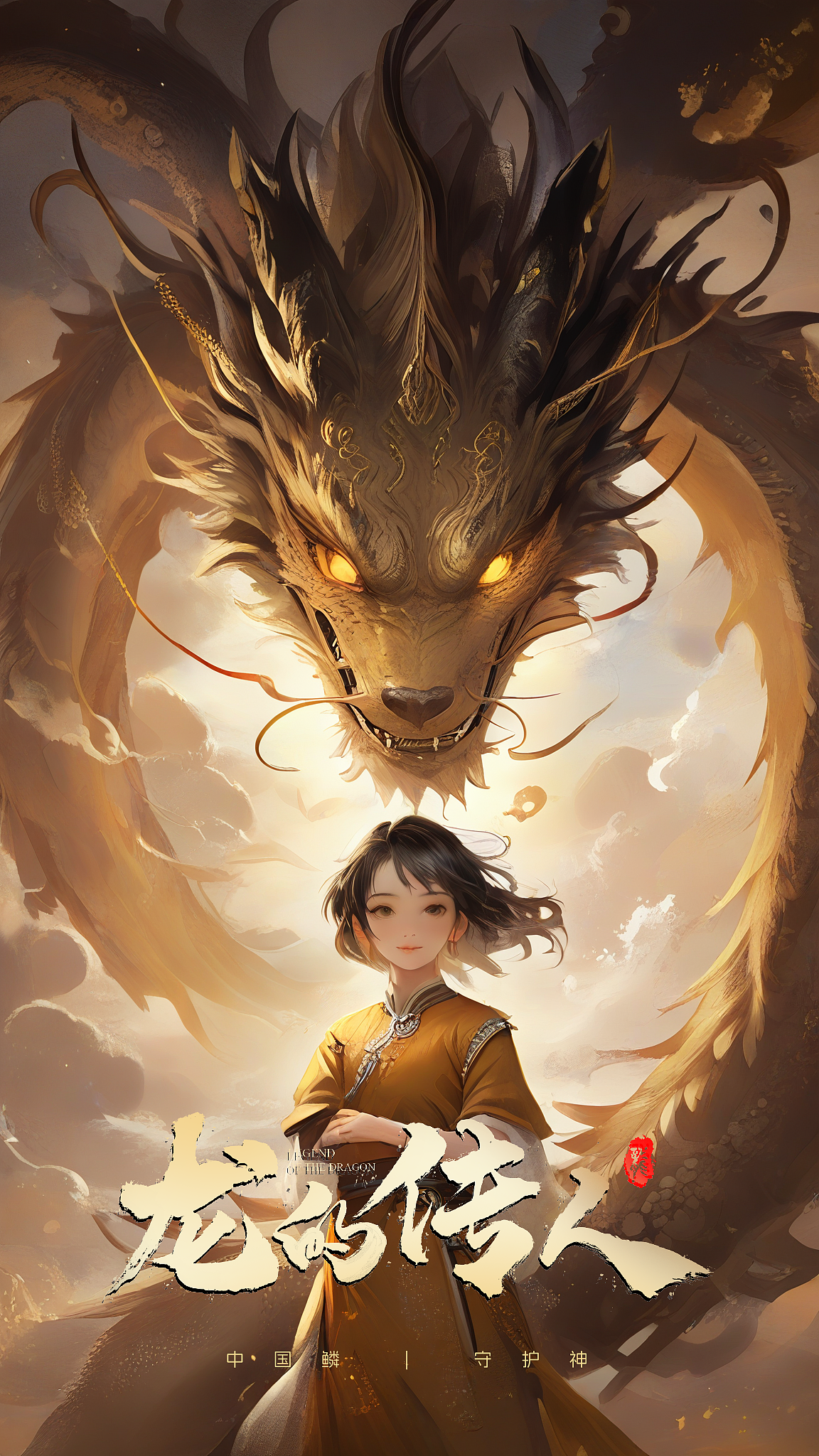 龙的传人（图ZMzU5MDM3Mjc2） - AI作品 - 站酷设计师haliBoboo原创素材 - 站酷ZCOOL