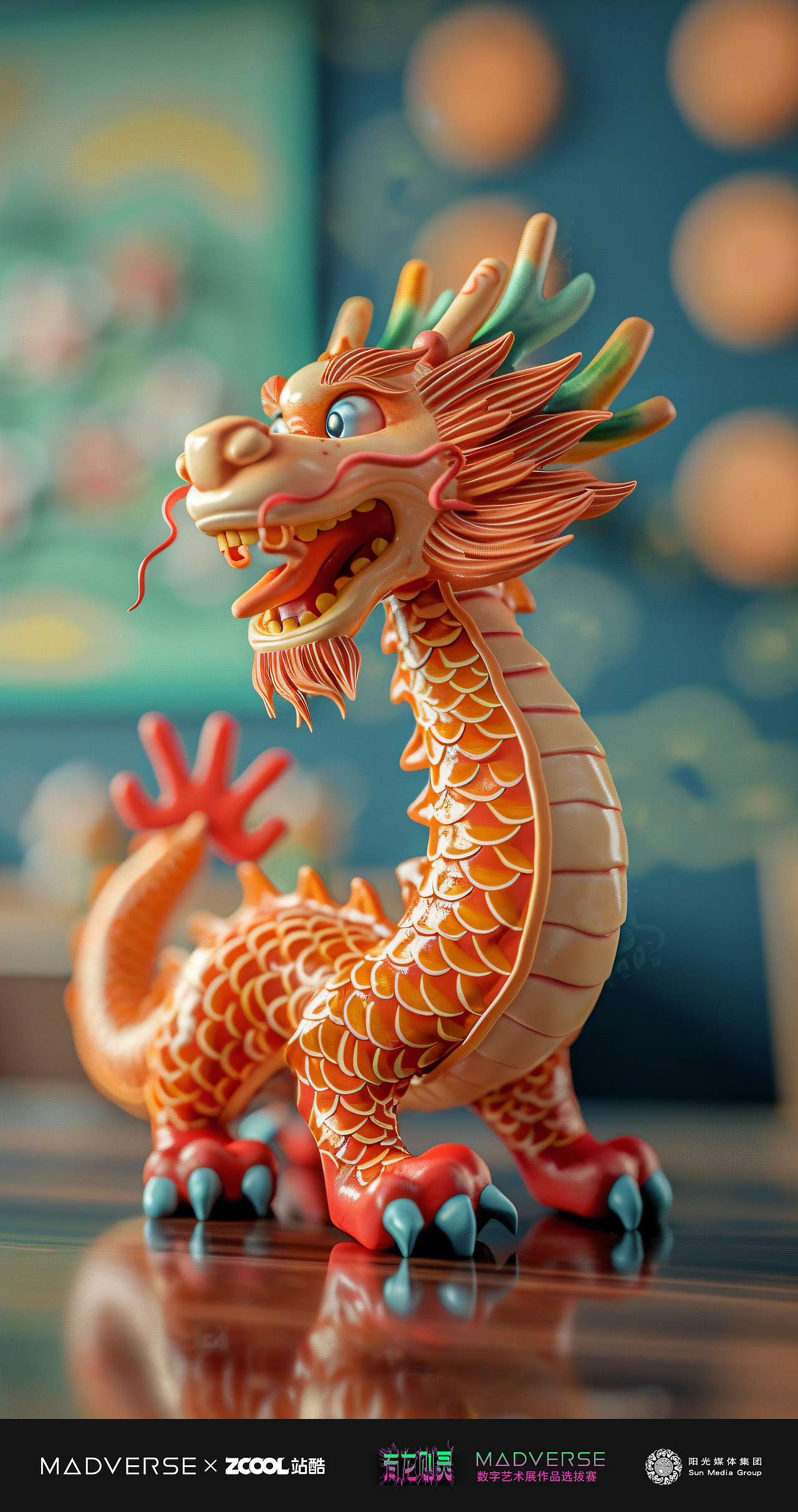 快乐黏土龙（图ZMzY4NTYwMTI4） - AI作品 - 站酷设计师北山柚原创素材 - 站酷ZCOOL