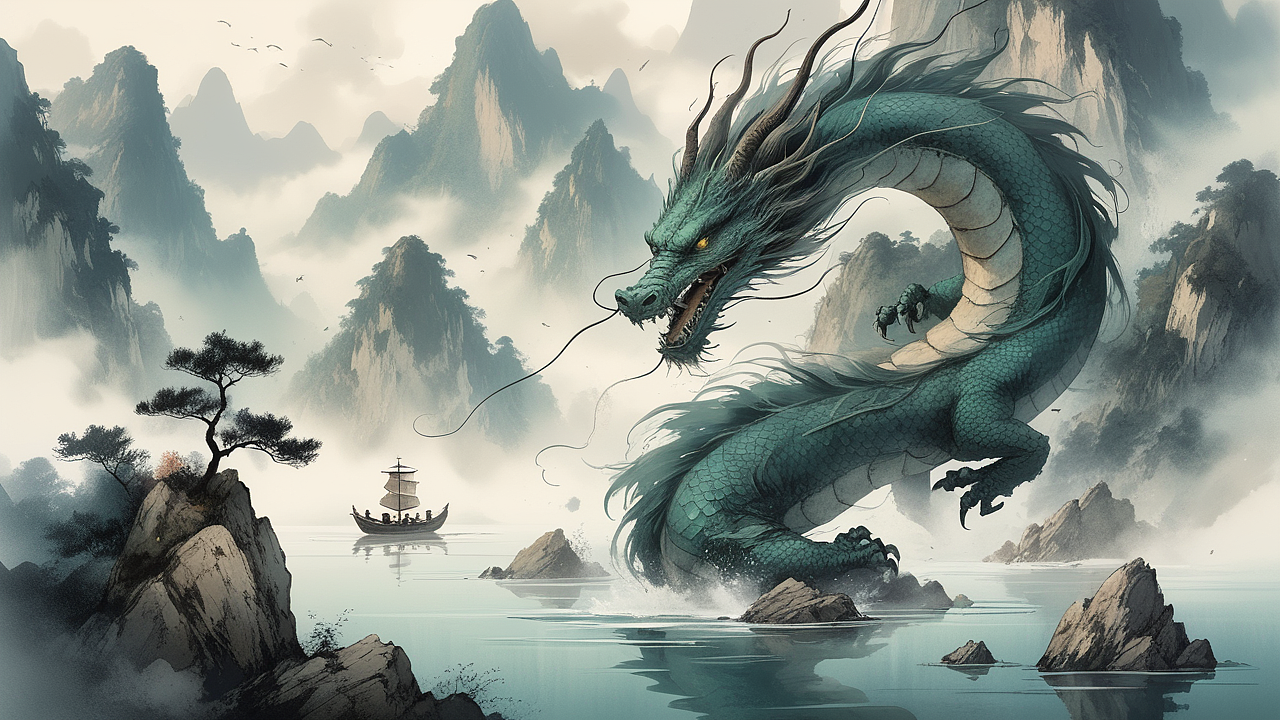 龙年AI风格探索（图ZMzU4NTM1NTgw） - AI作品 - 站酷设计师思华年原创素材 - 站酷ZCOOL