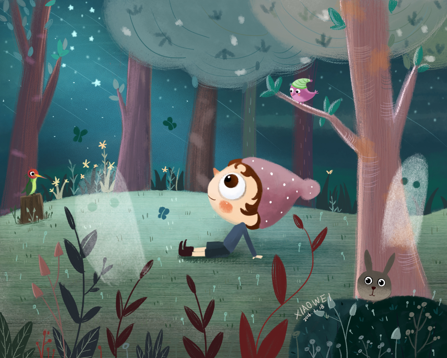 言小薇的個(gè)人主頁（背景預(yù)覽） - 主頁背景設(shè)置 - 站酷設(shè)計(jì)師言小薇原創(chuàng)素材 - 站酷ZCOOL