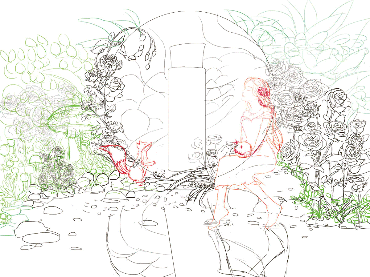 邂逅#粉嫩多巴胺少女#《秘境奇遇》（图ZMzQzOTYyNjA0） - 商业插画 - 站酷设计师安妮俊俊子原创素材 - 站酷ZCOOL