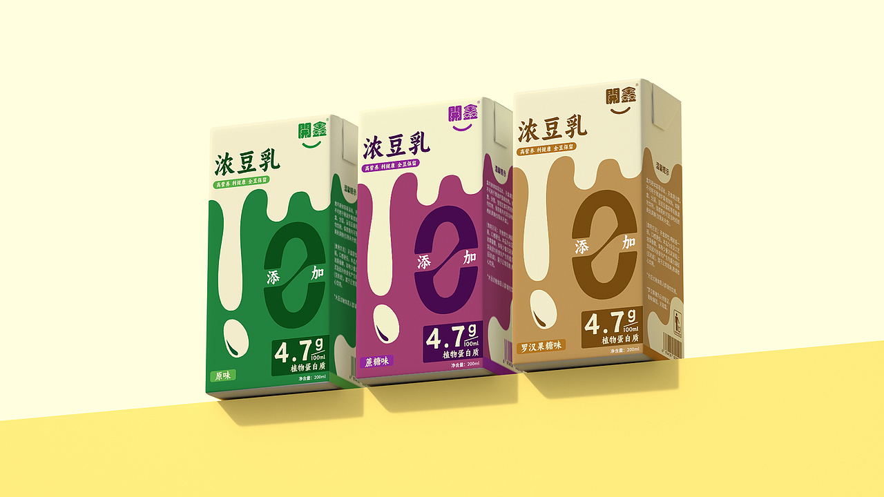 【品牌包装】X 開鑫浓豆乳丨包装系列设计（图ZMzUyMzkwODQw） - 包装 - 站酷设计师魂魄HUNPO原创素材 - 站酷ZCOOL
