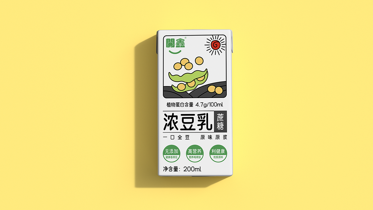 浓豆乳包装设计（图ZMzUxNDI3MTky） - 包装 - 站酷设计师张张张r原创素材 - 站酷ZCOOL