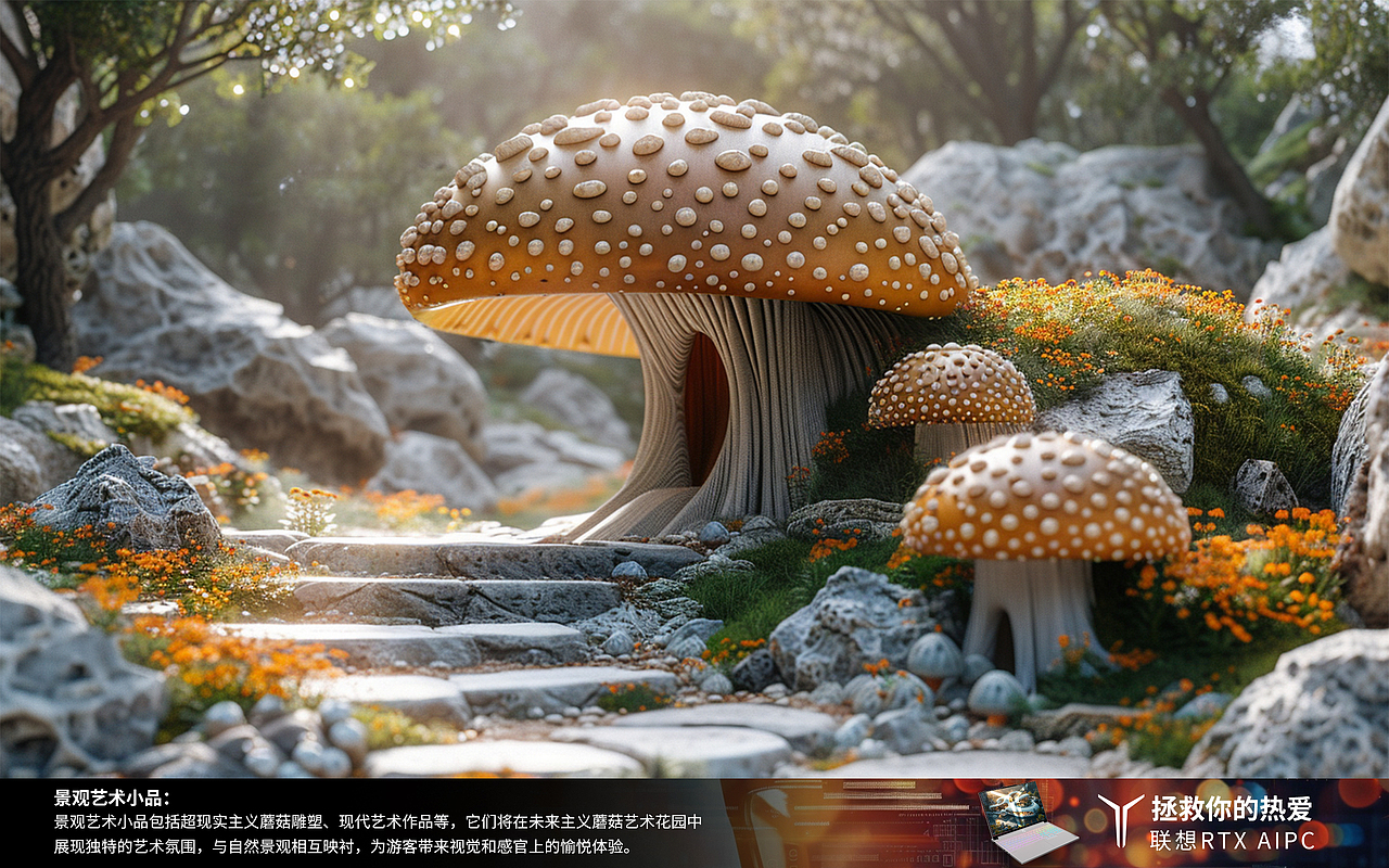 《未来艺术花园》(图ZMzY5ODkwNTA0) - AI作品 - 站酷设计师梦庭芳原创素材 - 站酷ZCOOL