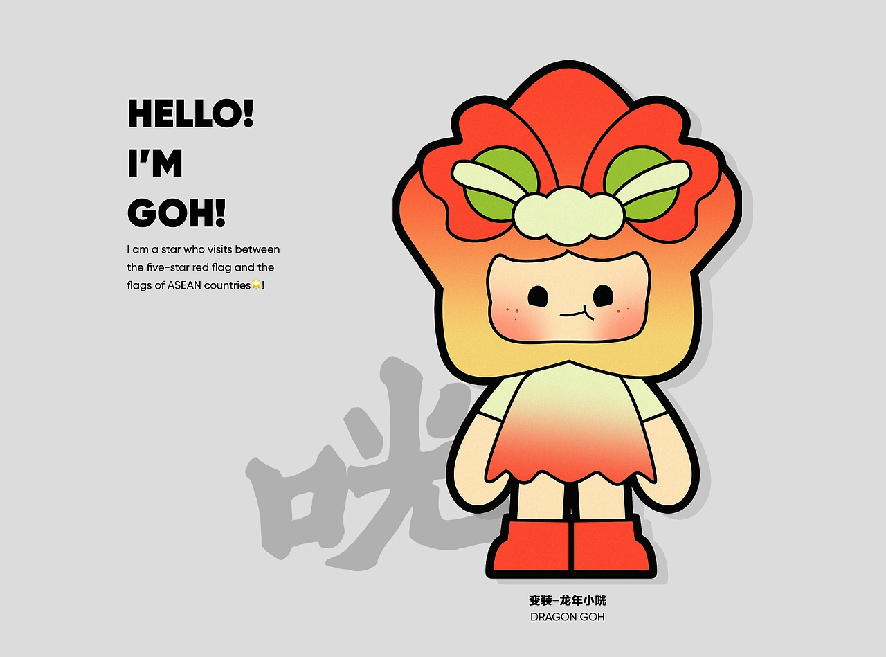 IP形象设计｜中国-东盟咣咣Goh！