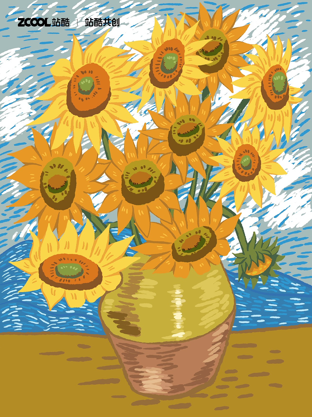 城市名画100-追逐太阳