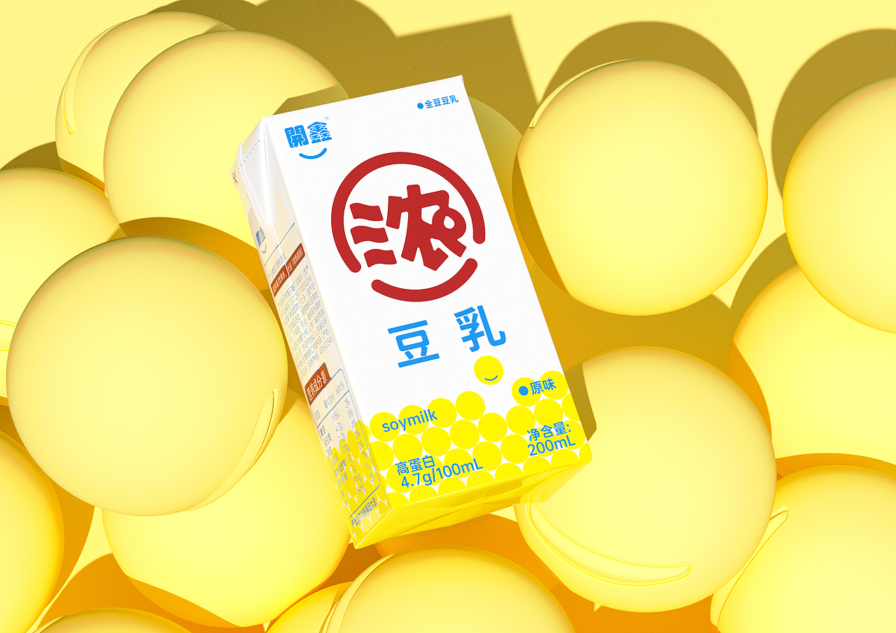 開鑫浓豆乳品牌包装设计｜用超级符号建立包装系统（图ZMzUyMDg4OTEy） - 包装 - 站酷设计师造物起异包装设计原创素材 - 站酷ZCOOL