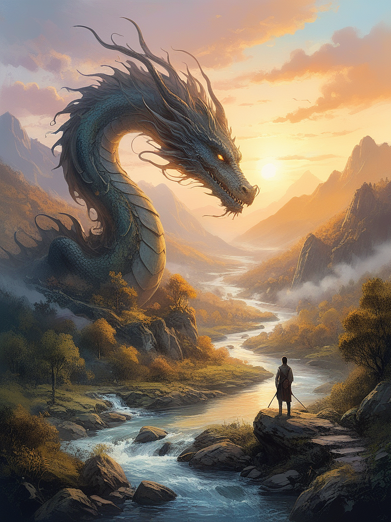 山谷里的神秘生物