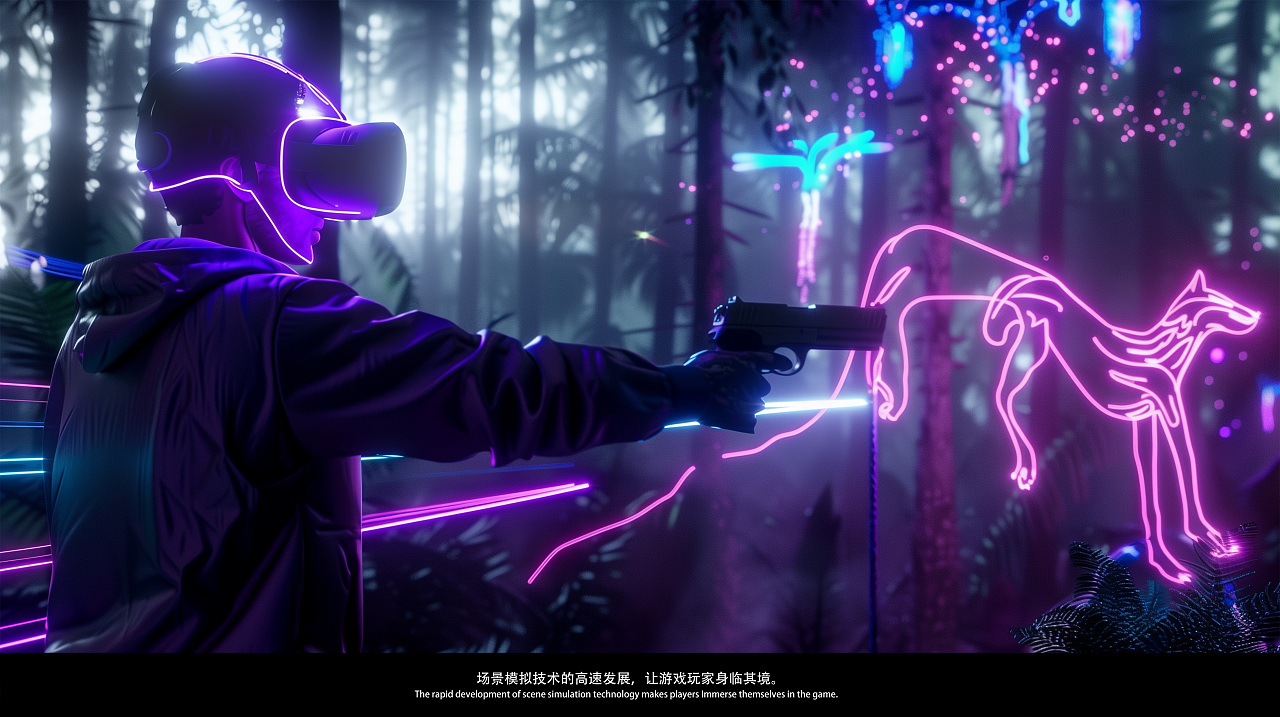 未来城市之绚烂夜生活