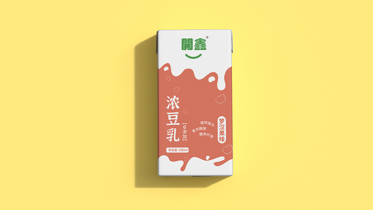 開鑫浓豆乳包装设计