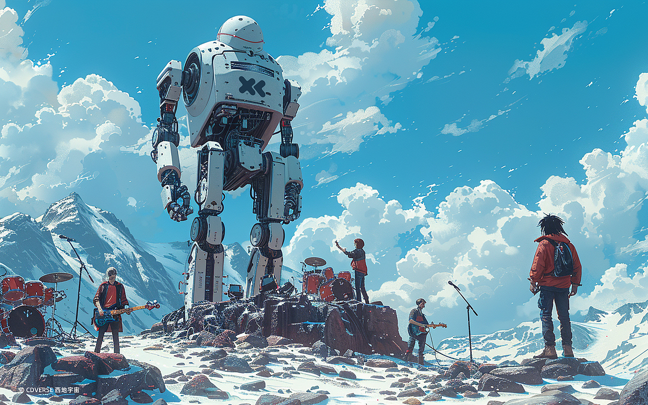 雪怪乐队（图ZMzY5ODc1OTA4） - AI作品 - 站酷设计师西地宇宙CDVERSE原创素材 - 站酷ZCOOL