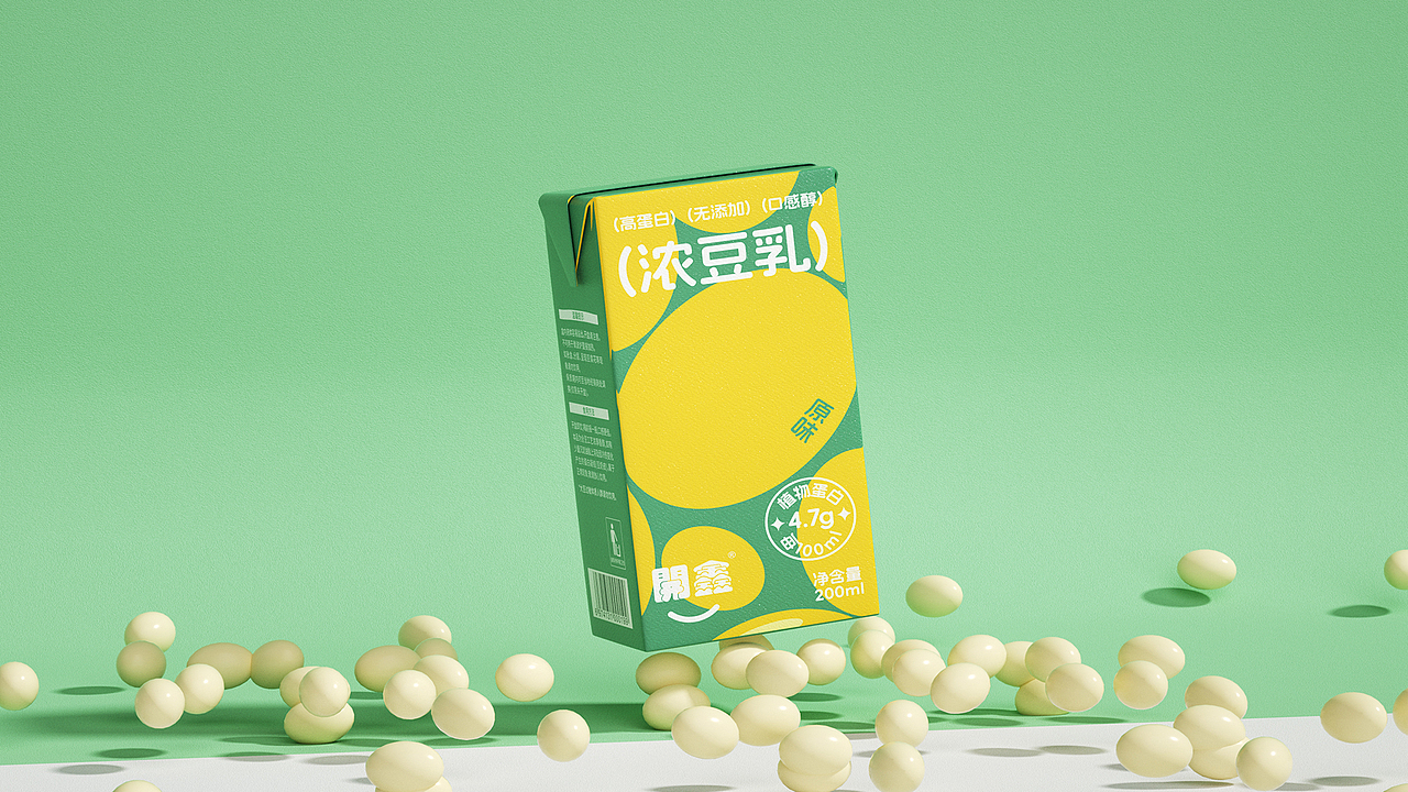 開鑫浓豆乳包装设计（图ZMzUxNTgzMzM2） - 包装 - 站酷设计师再吃一个苹果原创素材 - 站酷ZCOOL