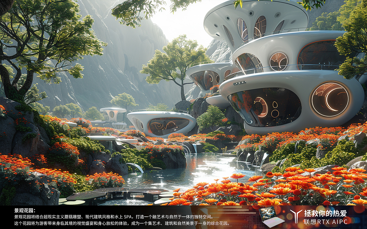 《未来艺术花园》(图ZMzY5ODkwNDY4) - AI作品 - 站酷设计师梦庭芳原创素材 - 站酷ZCOOL