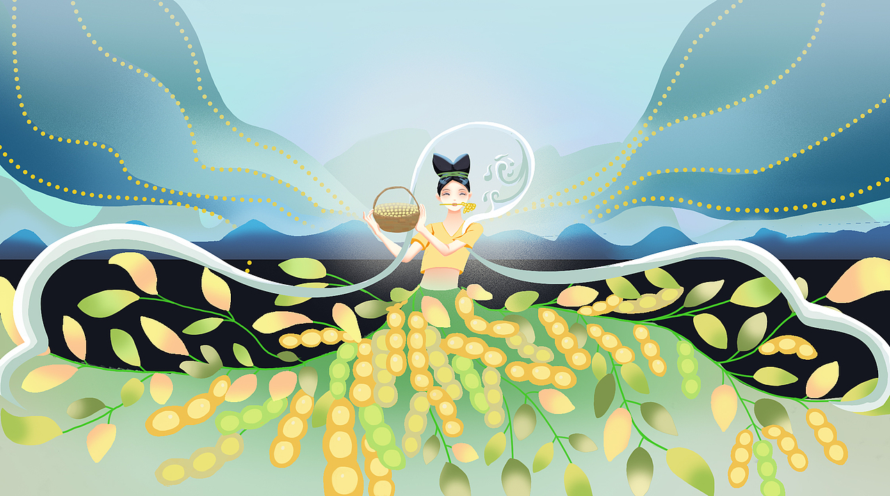 開鑫浓豆乳原味包装设计