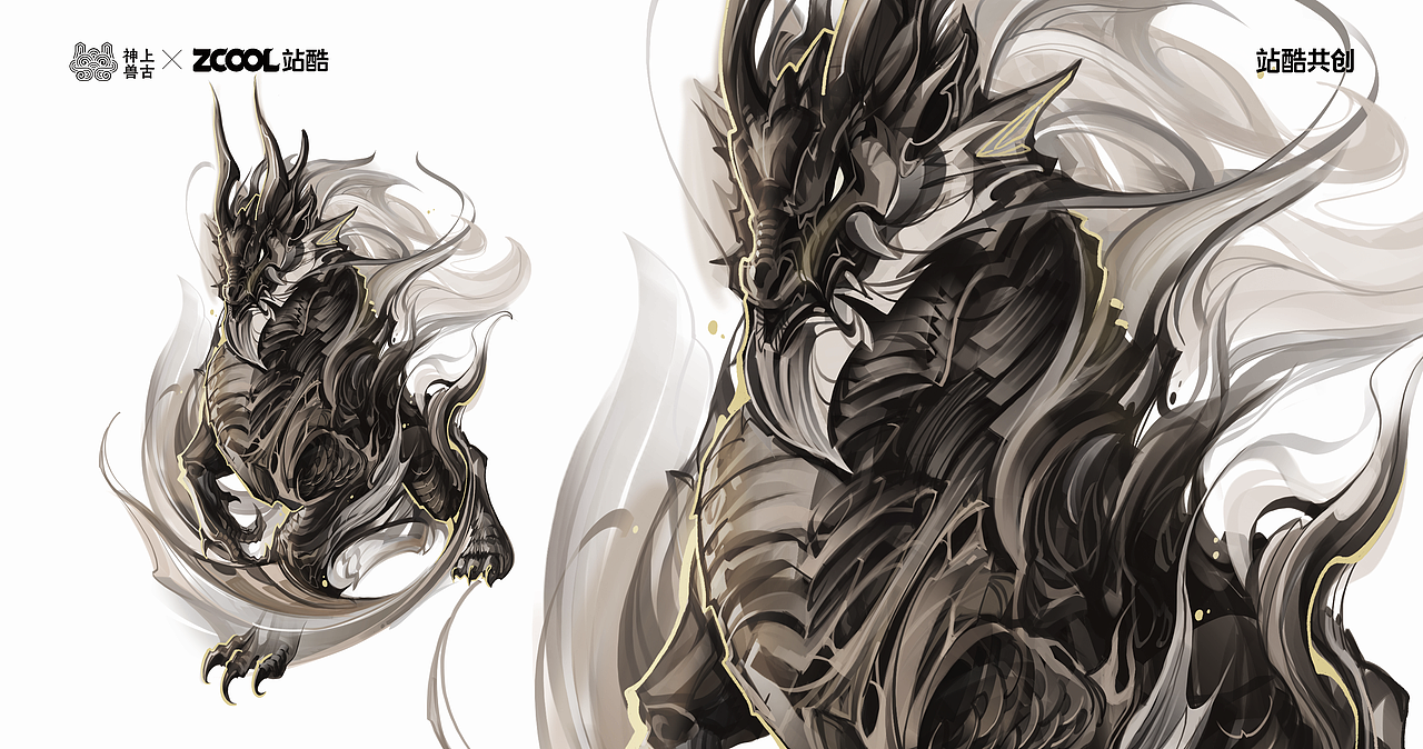 《 龙 · 犼 》（图ZMzUxMTIzNzcy） - IP形象 - 站酷设计师大瘟原创素材 - 站酷ZCOOL