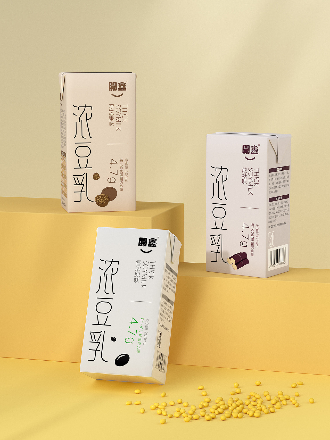 开鑫浓豆乳包装设计(图ZMzUyMjk1NjY0) - 包装 - 站酷设计师彬法品牌策划设计原创素材 - 站酷ZCOOL
