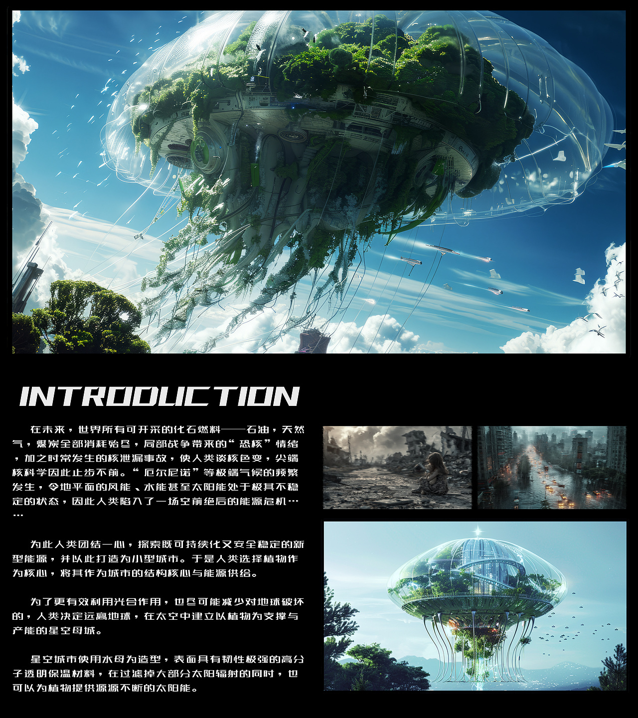 未来城市之星空母城（图ZMzY3OTk2NjI0） - AI作品 - 站酷设计师不知名的SK原创素材 - 站酷ZCOOL