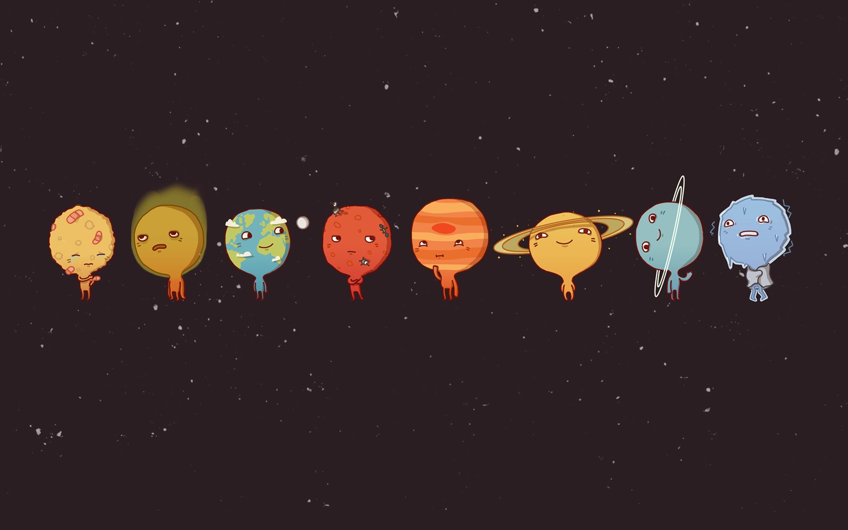 太阳系九大行星壁纸图片