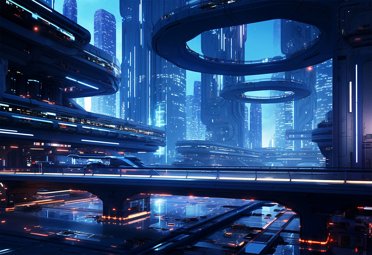 未来科技城市（图ZMzU0ODAwMjI0） - 其他空间 - 站酷设计师ANXIAOYAO9981原创素材 - 站酷ZCOOL