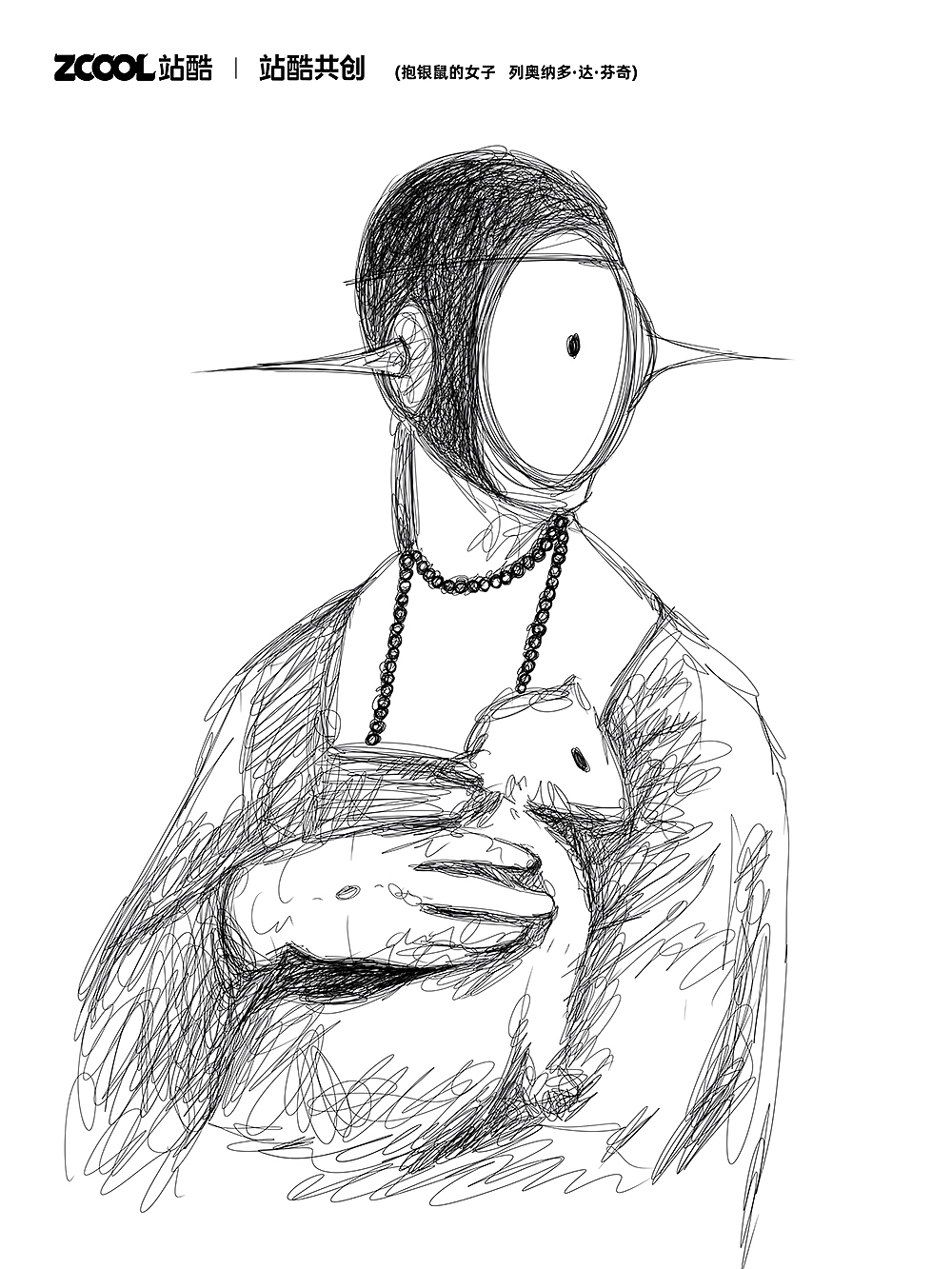 #世界名画100#《飞线随笔》（图ZMzQ0MDM3Mzgw） - 艺术插画 - 站酷设计师JimmyCN原创素材 - 站酷ZCOOL