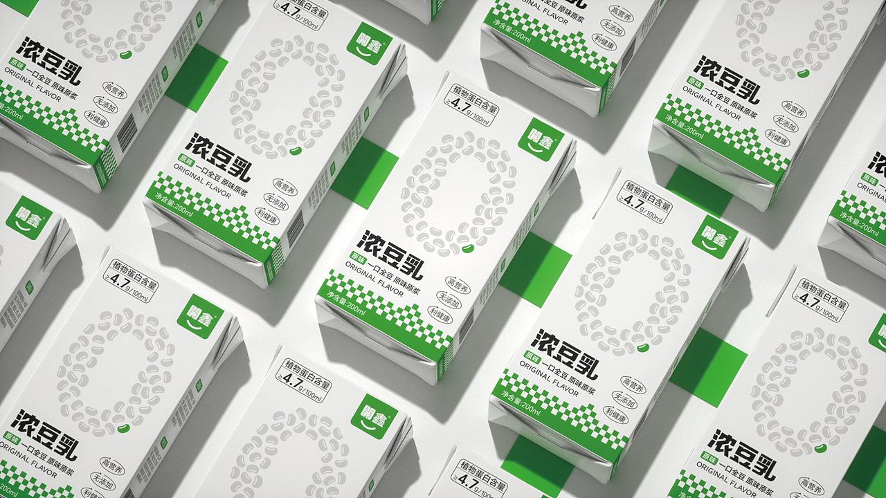 [開鑫]浓豆乳-包装设计