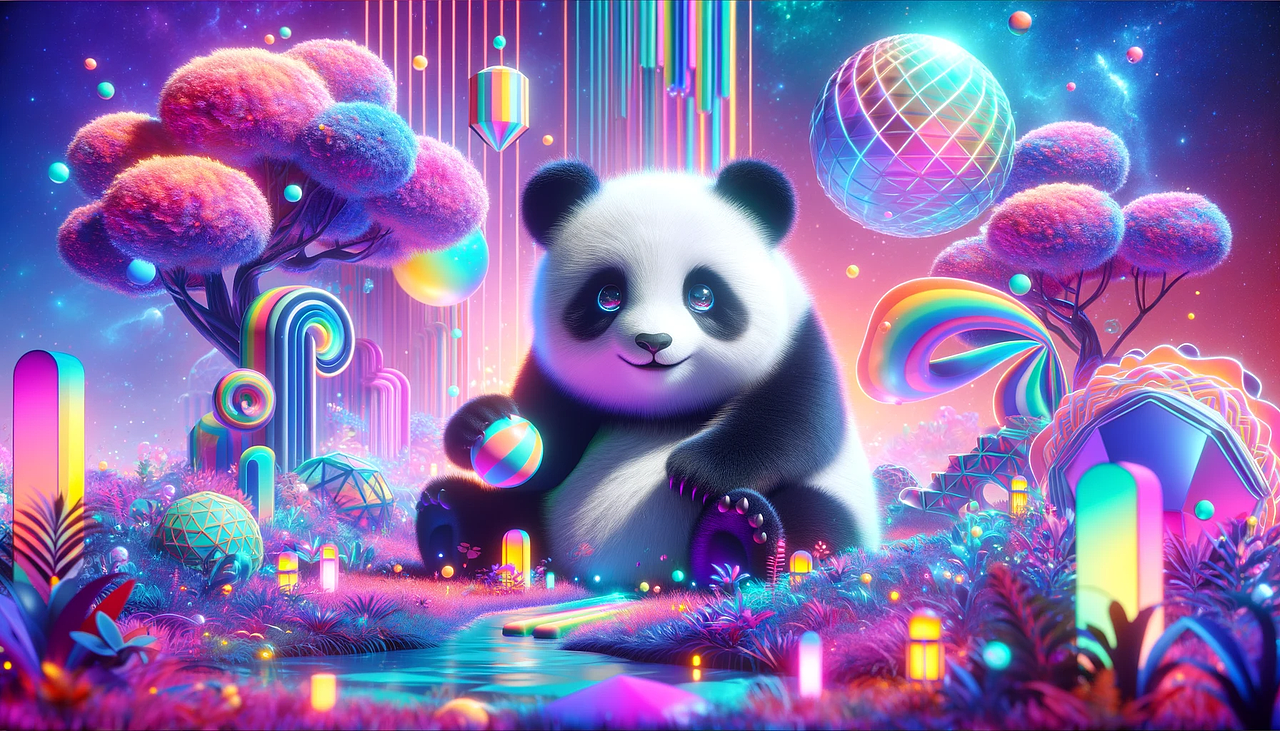 梦幻熊猫王国（图ZMzU1NzkxNjU2） - AI作品 - 站酷设计师JUNJUN9494原创素材 - 站酷ZCOOL