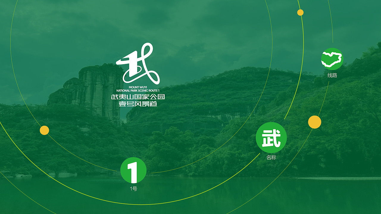 武夷山国家公园1号风景道logo设计（图ZMzQ5NjgyMjI4） - Logo - 站酷设计师新海底之月原创素材 - 站酷ZCOOL