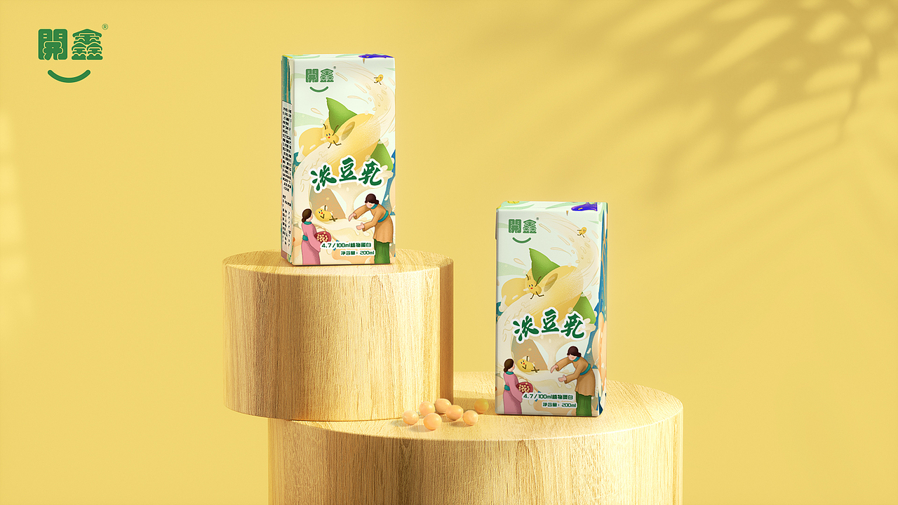 開鑫浓豆乳/浓郁/纯正的中国风味