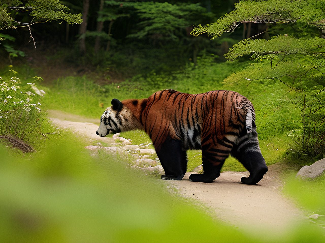 AI 人工智能生成 长白山地方特色 顶流动物园里的动物形象插画与故事分享（图ZMzcwNTUzMTUy） - 海报 - 站酷设计师未来之王原创素材 - 站酷ZCOOL