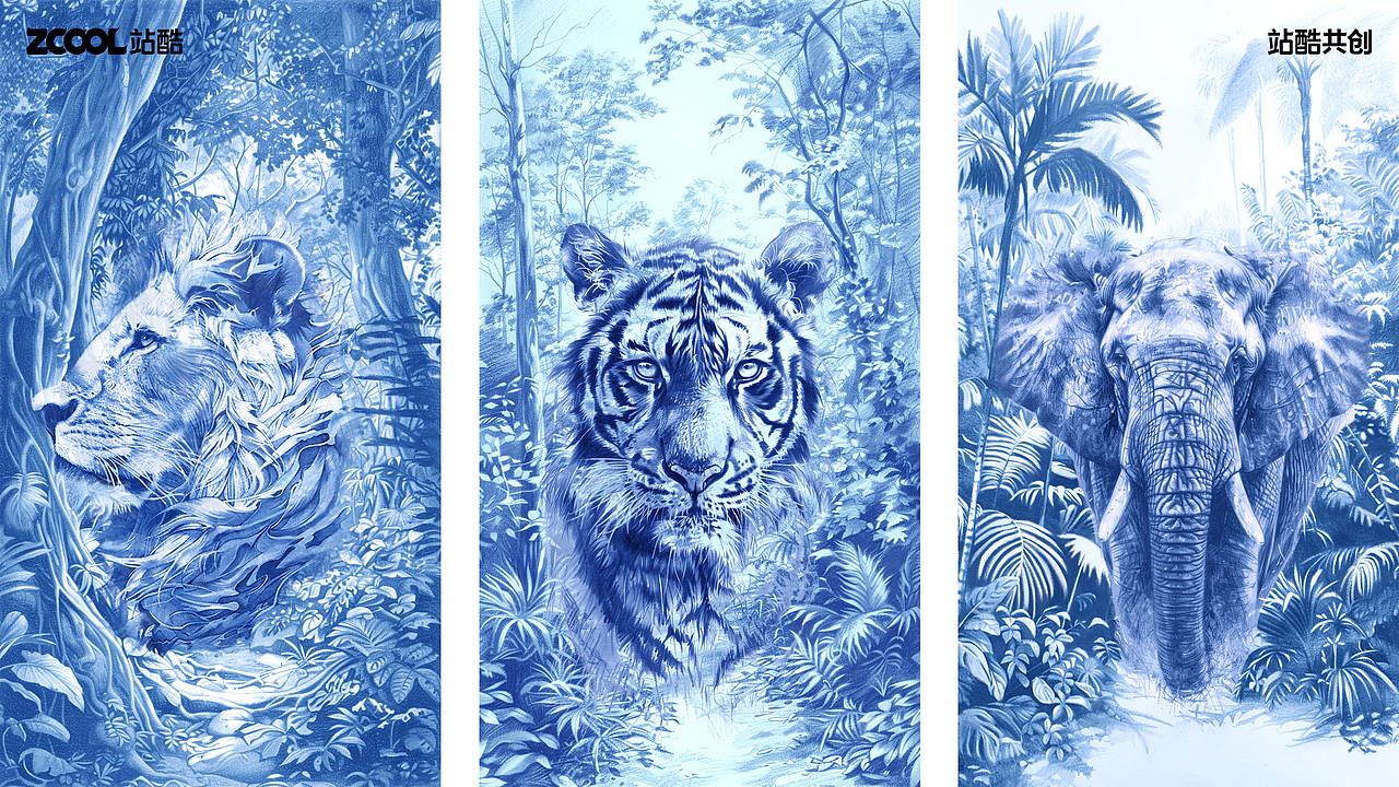 瑰奇生靈（圖ZMzYzODIyNzg4） - 藝術插畫 - 站酷設計師郭_Joy原創(chuàng)素材 - 站酷ZCOOL