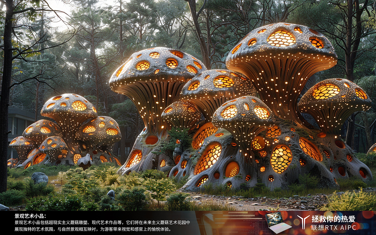 《未来艺术花园》(图ZMzY5ODkwNTA4) - AI作品 - 站酷设计师梦庭芳原创素材 - 站酷ZCOOL
