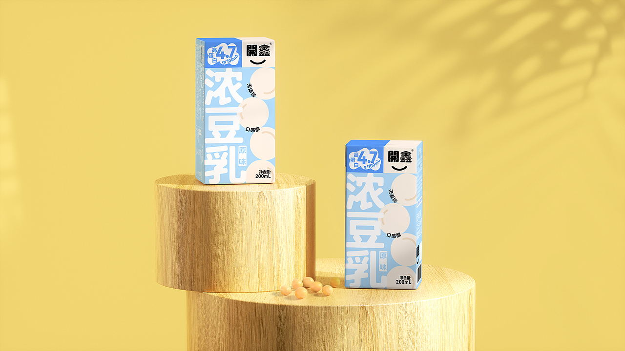 開鑫浓豆乳包装设计丨香浓自然派（图ZMzUyMzc3MDY0） - 包装 - 站酷设计师TUZI啊原创素材 - 站酷ZCOOL