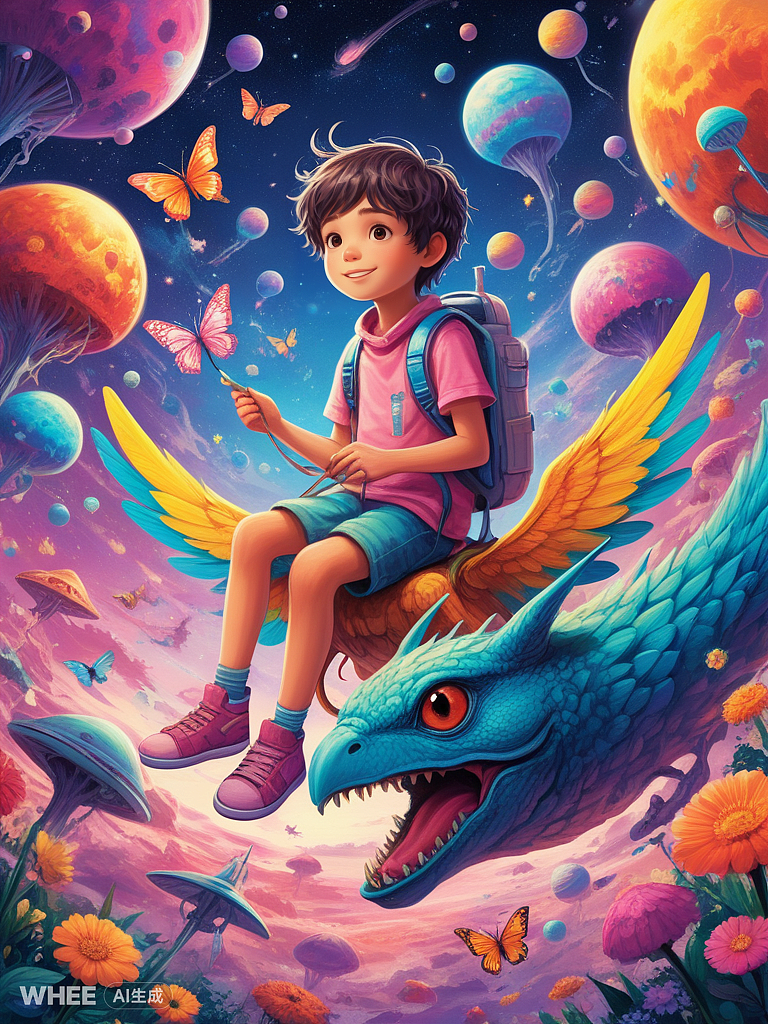 奇幻世界探索的少年（图ZMzY4NjUwNzg0） - AI作品 - 站酷设计师谢小饭原创素材 - 站酷ZCOOL