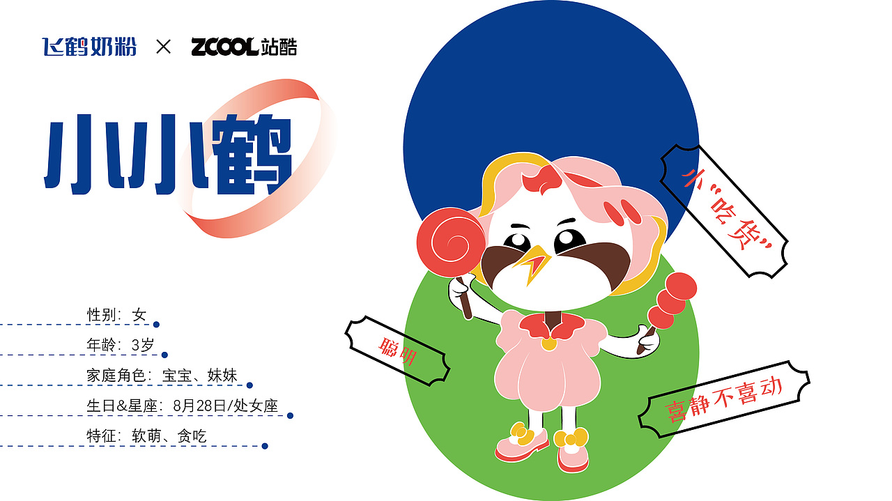 飞鹤家族 · 即刻出道（图ZMzM5Mjg2OTY4） - IP形象 - 站酷设计师木曰空原创素材 - 站酷ZCOOL