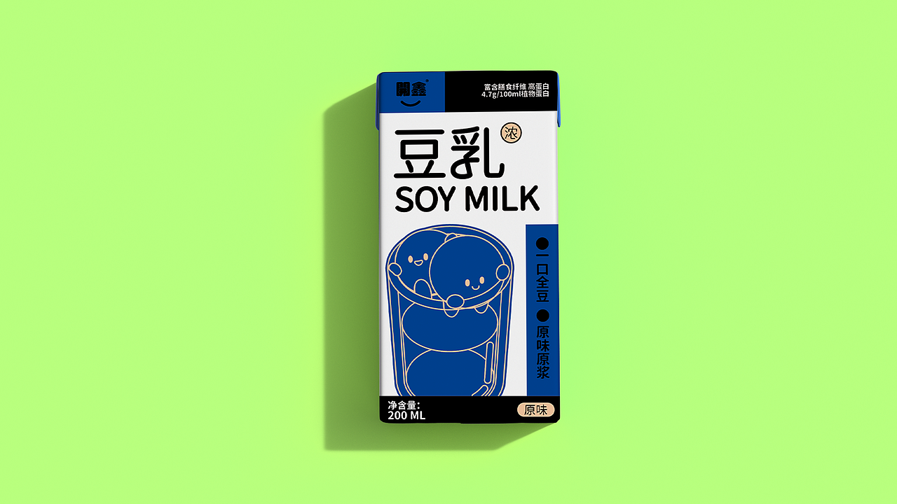 開鑫豆乳包装设计（图ZMzUyNDA4MzIw） - 包装 - 站酷设计师唐溜溜o原创素材 - 站酷ZCOOL