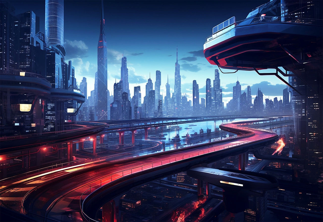 未来科技城市（图ZMzU0ODAwMjIw） - 其他空间 - 站酷设计师ANXIAOYAO9981原创素材 - 站酷ZCOOL
