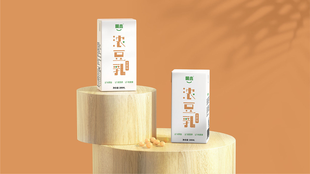 開鑫浓豆乳包装设计