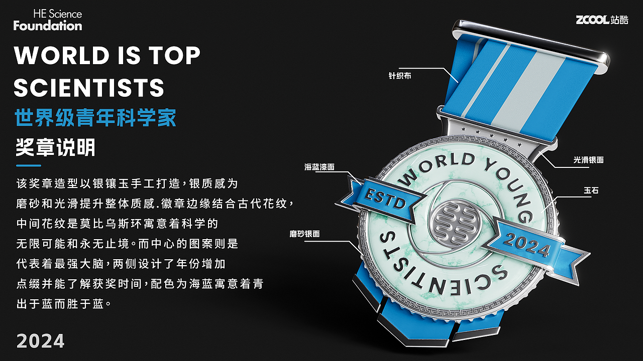 何享健科学基金奖章设计（图ZMzY5ODE2Nzky） - 其他工业/产品 - 站酷设计师徐坦斯原创素材 - 站酷ZCOOL