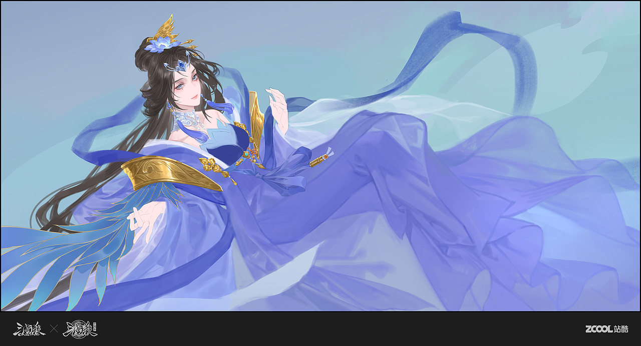 三国杀【一将成名-国潮典韵】薛灵芸·仙鲤芙蓉（图ZMzQ4MzA2MzMy） - 概念设定 - 站酷设计师奶波士原创素材 - 站酷ZCOOL