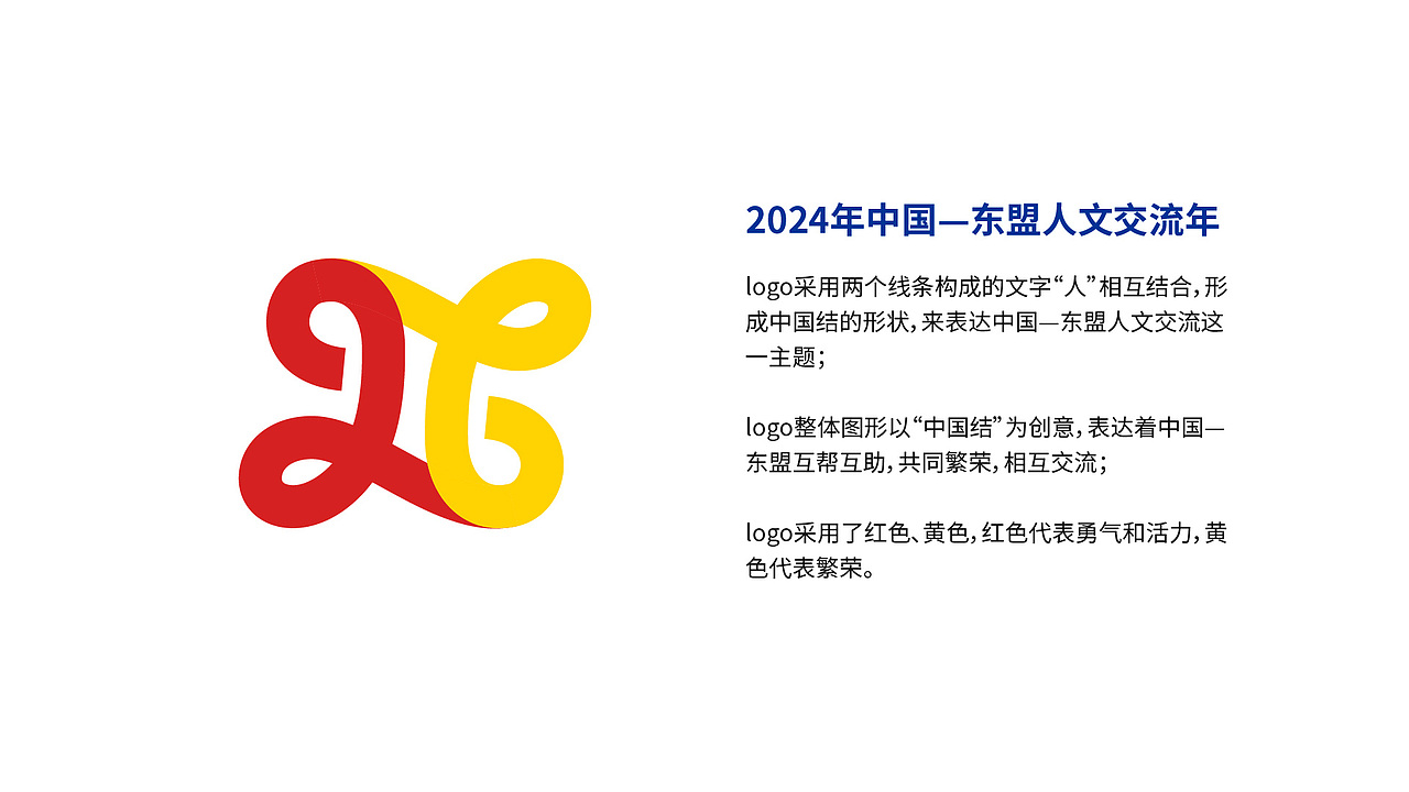 2024年中国—东盟人文交流年LOGO设计